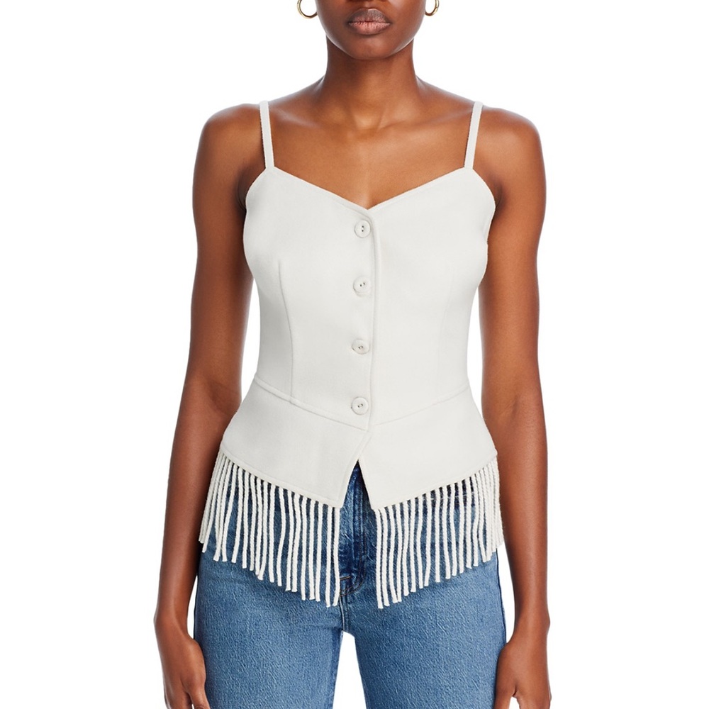 FORE fringe top